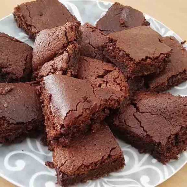 Kakao- und Malz-Brownies